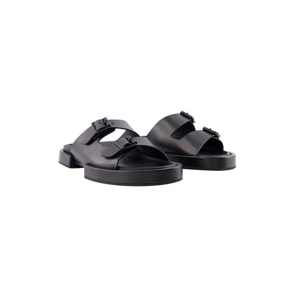 Block Henri Sandals - Ann Demeulemeester - Black - Leather - Picture 2 of 4